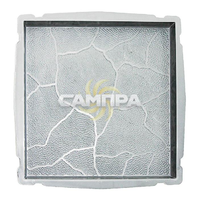 Форма для тротуарной плитки 72/17 Квадрат Тучка 40,0х40,0х5,0 см фото 1