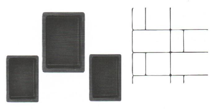 Форма для плитки Брук одинарный 7/1 фото 1