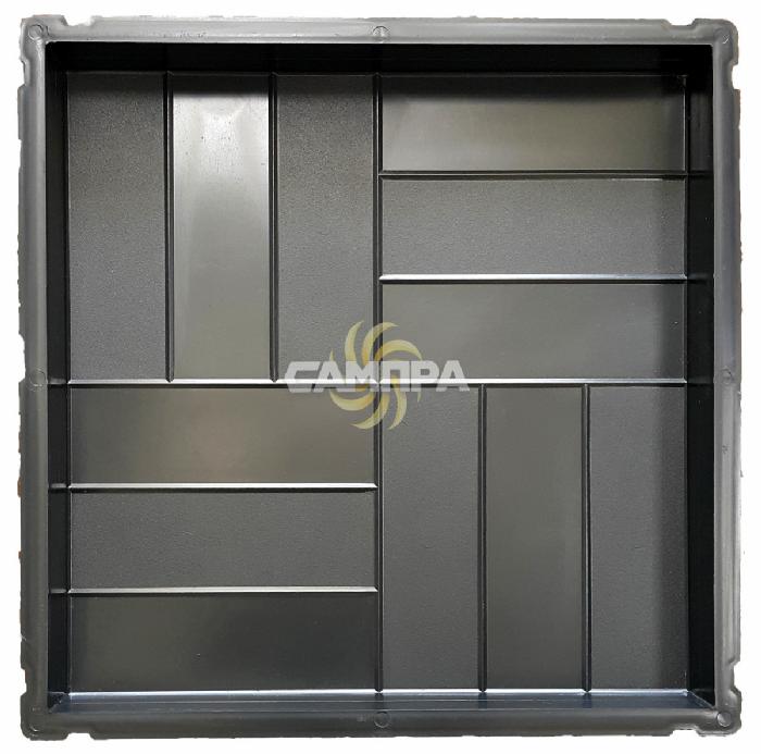 Форма 12 кирпичей 500х500х60 мм фото 1